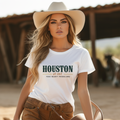  Woman's T Shirt Funny Houston We Have Too Many Problems White Graphic Tee