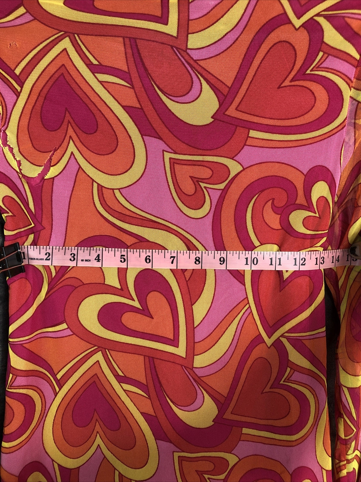 Justice Girls Orange Pink Tie Dress Size 14/16 Junior