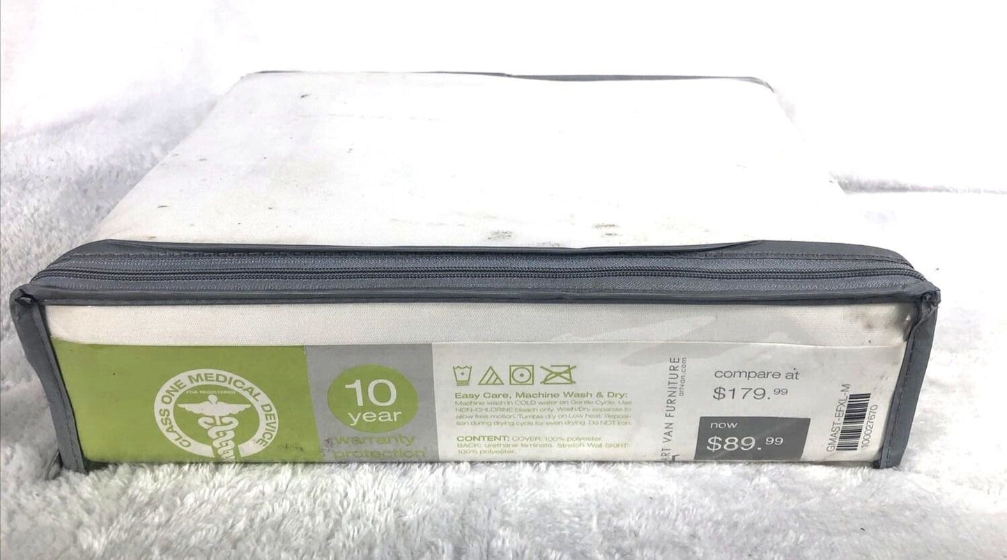 Mattress Encasement Full XL Waterproof Zippered Protector 10-Year Warranty Prote