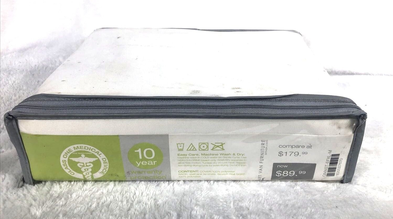Mattress Encasement Full XL Waterproof Zippered Protector 10-Year Warranty Prote