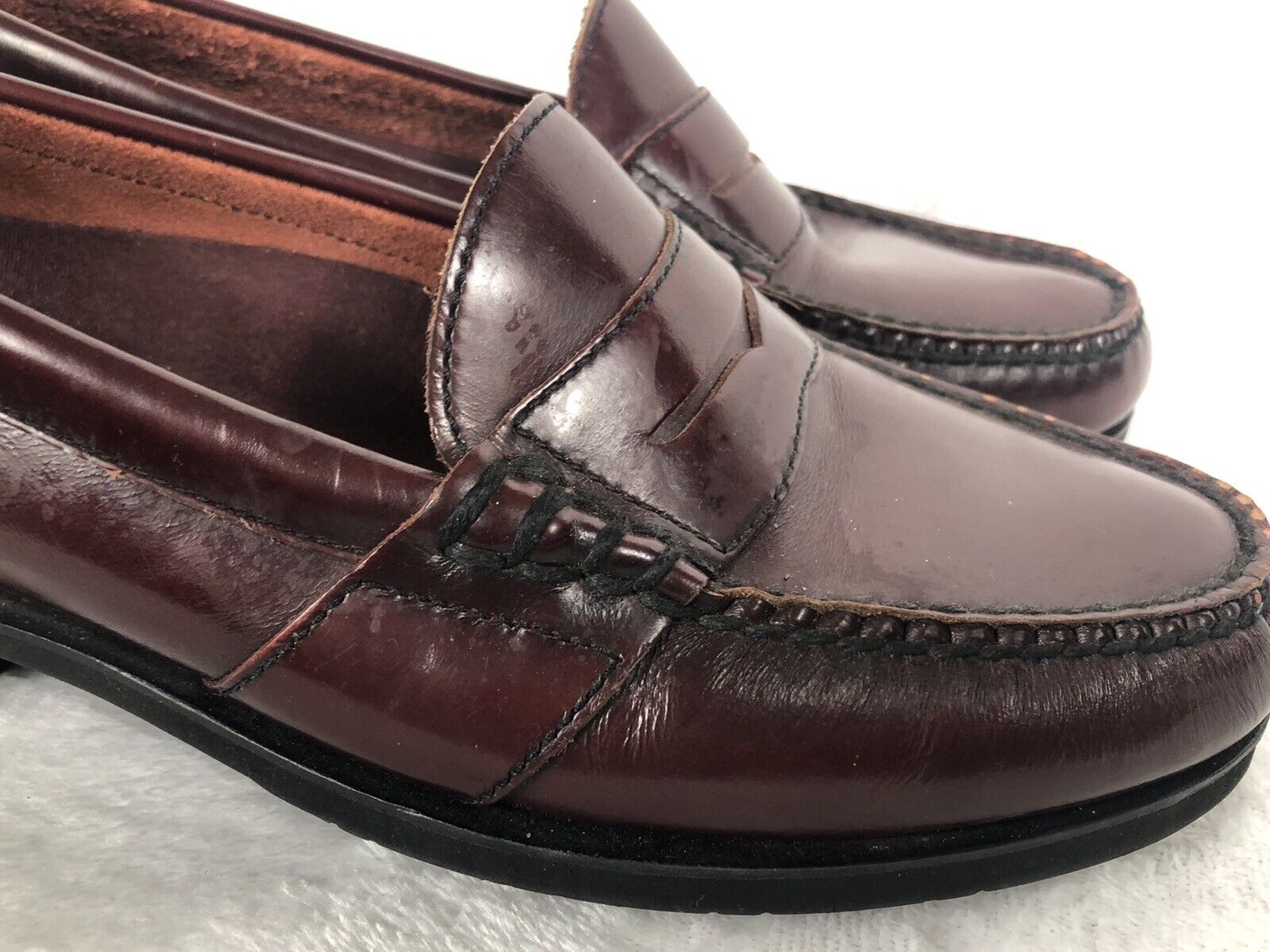 Rockport Shoes Men’s Brown Leather Dress Shoes Adult Size 8.5