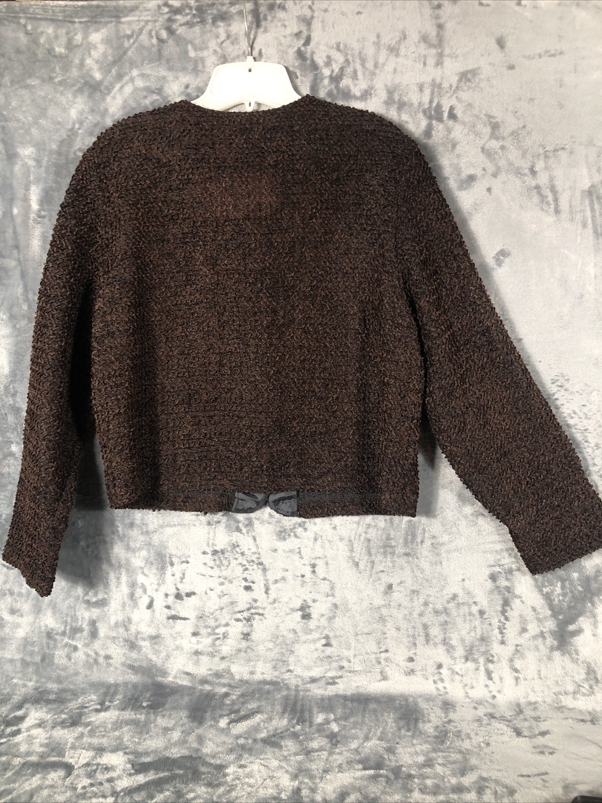 First Options Women’s Jacket Brown Button Up Adult Size Medium