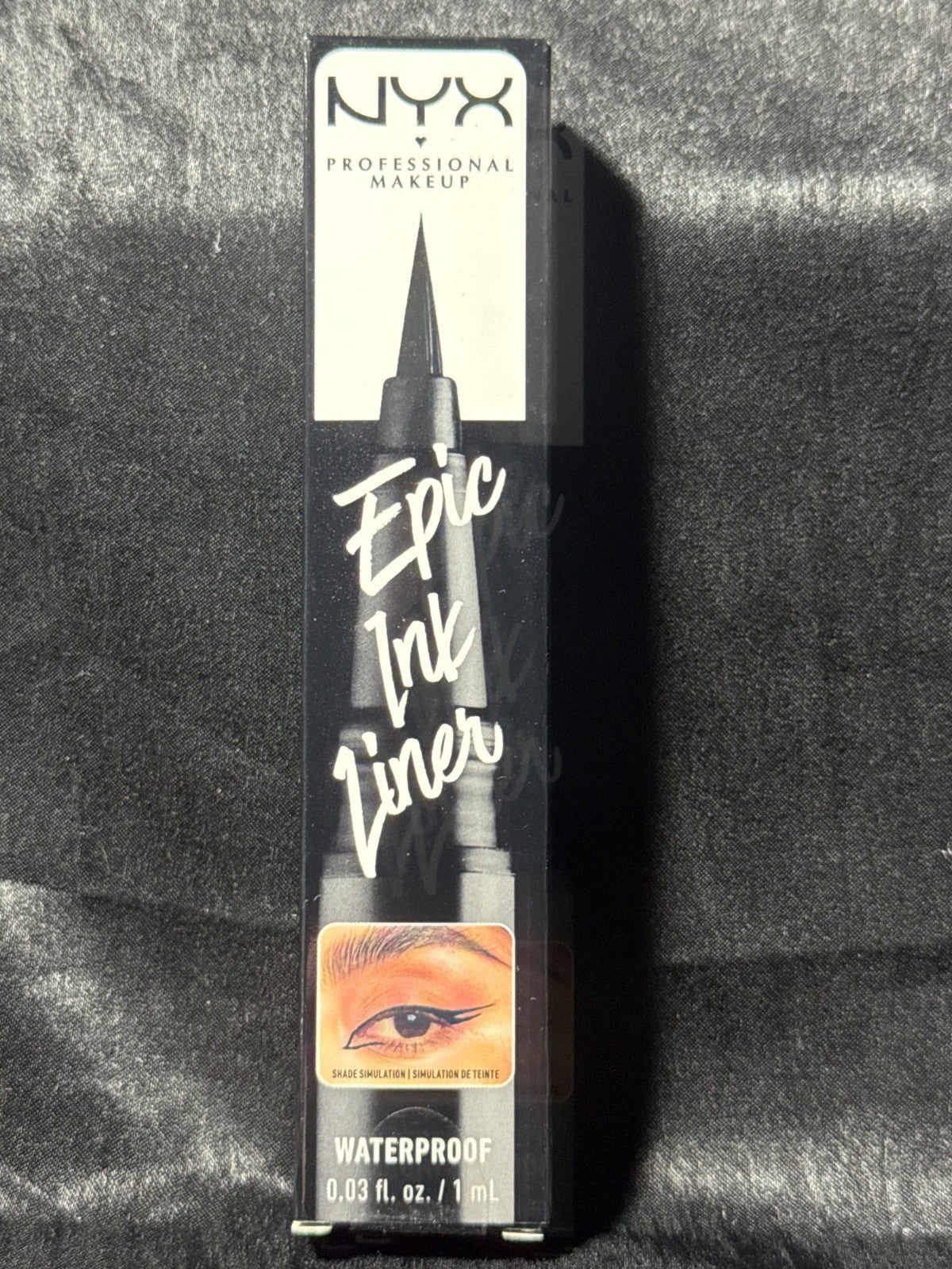 NYX Professional Makeup Epic Ink Liner Waterproof Black 0.03 Fl Oz