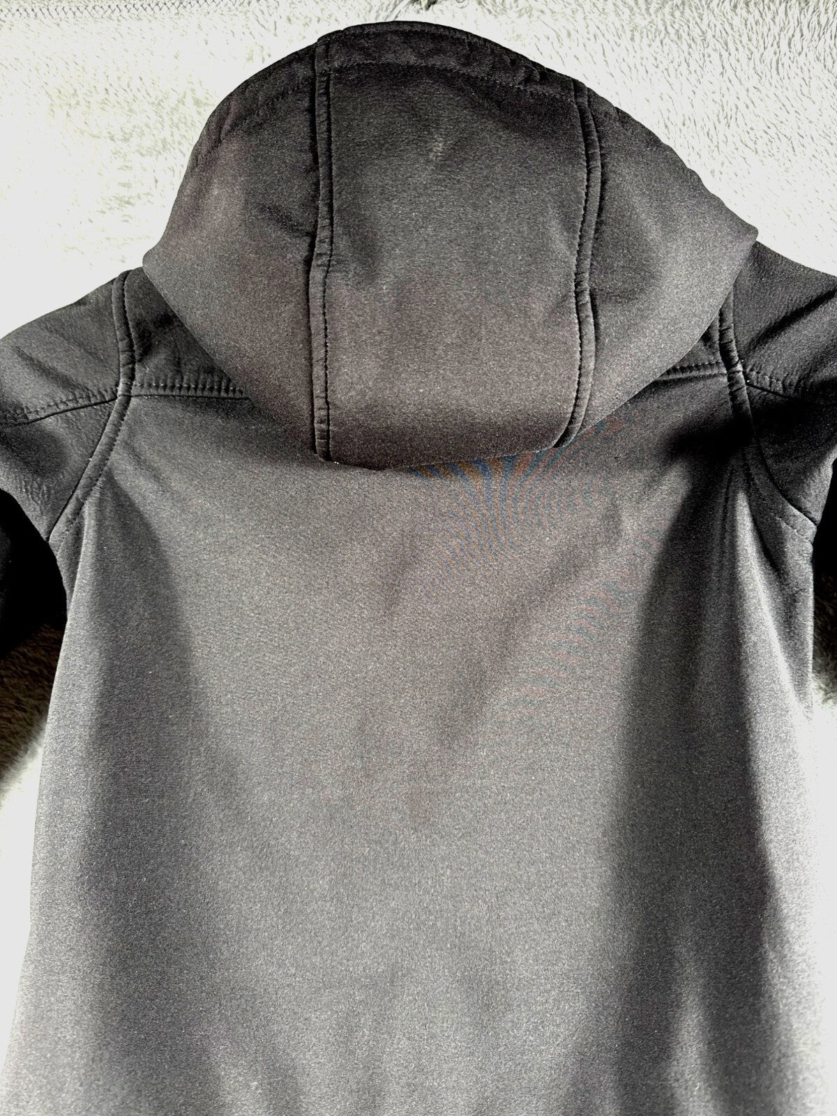 ZeroXposur Toddler Boys Black Softshell Jacket With Hood & Zipper Pockets Size S