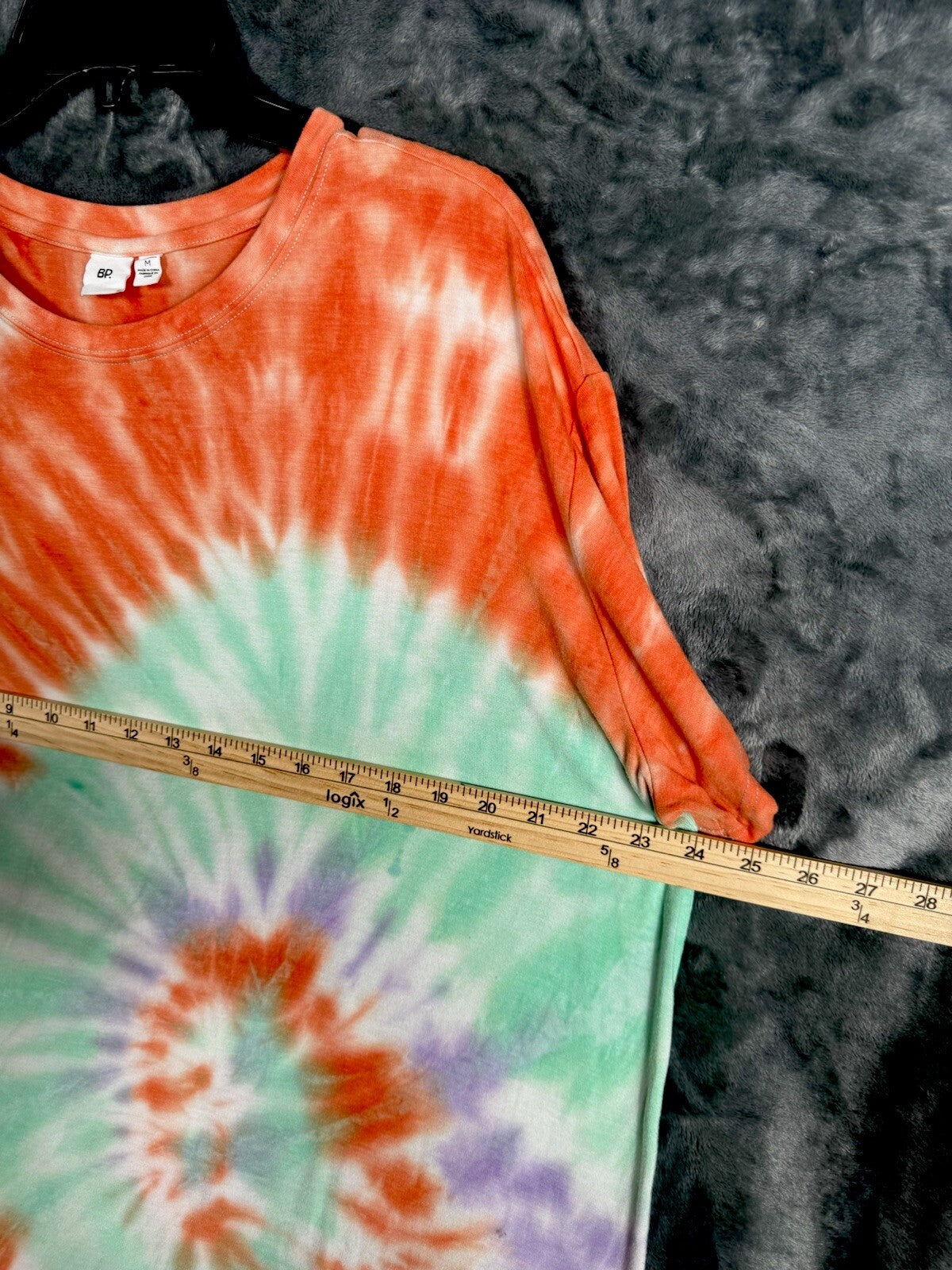 BR Shirt Hippie Tie Dye Men's T Shirt Soft Size Adult Medium Unisex Top