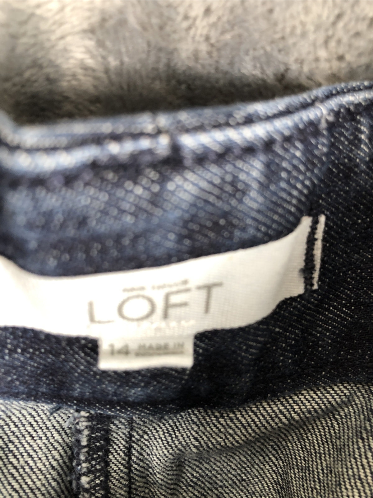 Loft Women’s The Riviera Jeans Shorts Size 14