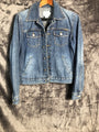 Calvin Klein Jean Jacket Denim Size M Women’s Pockets