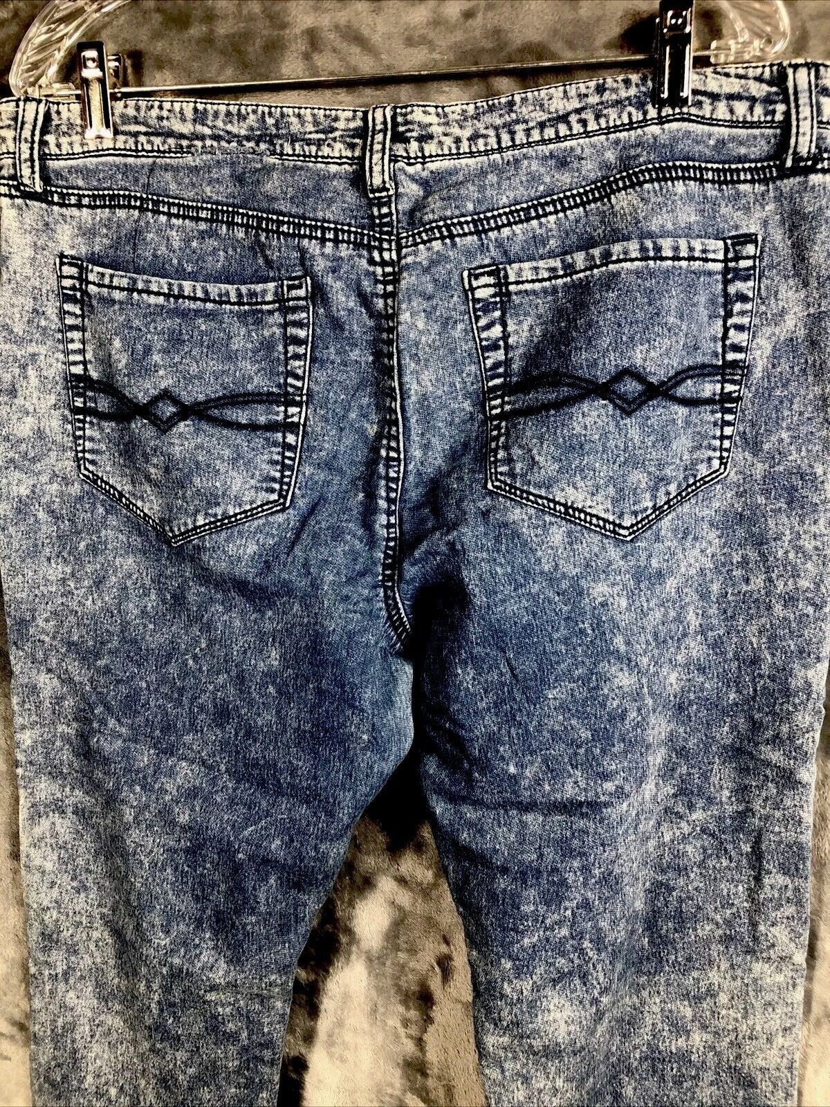 Vintage Mudd Womans Jeans Acid Wash Denim Pants Size 14