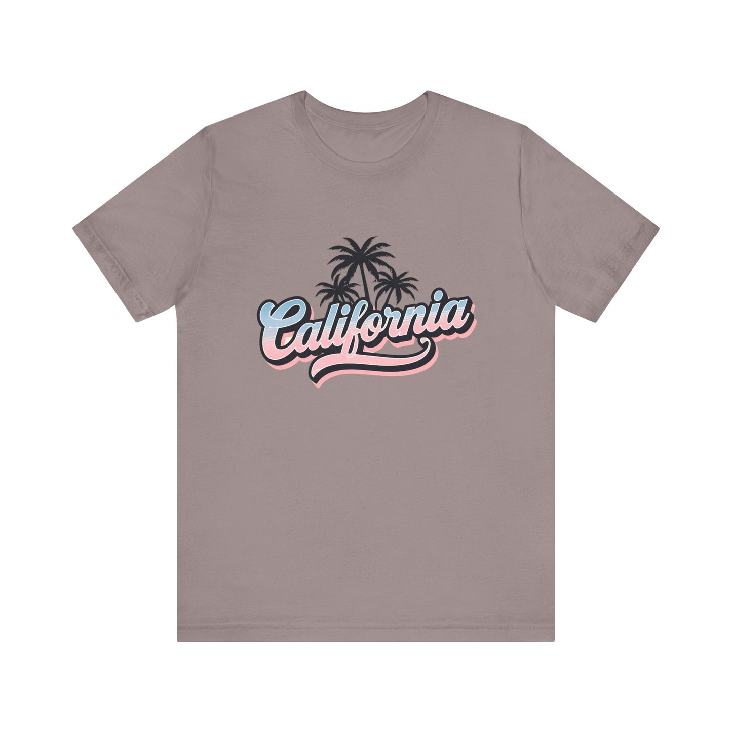 Womans T Shirt Summer California Vibes Tee Shirt Beachwear Palm Tree Top