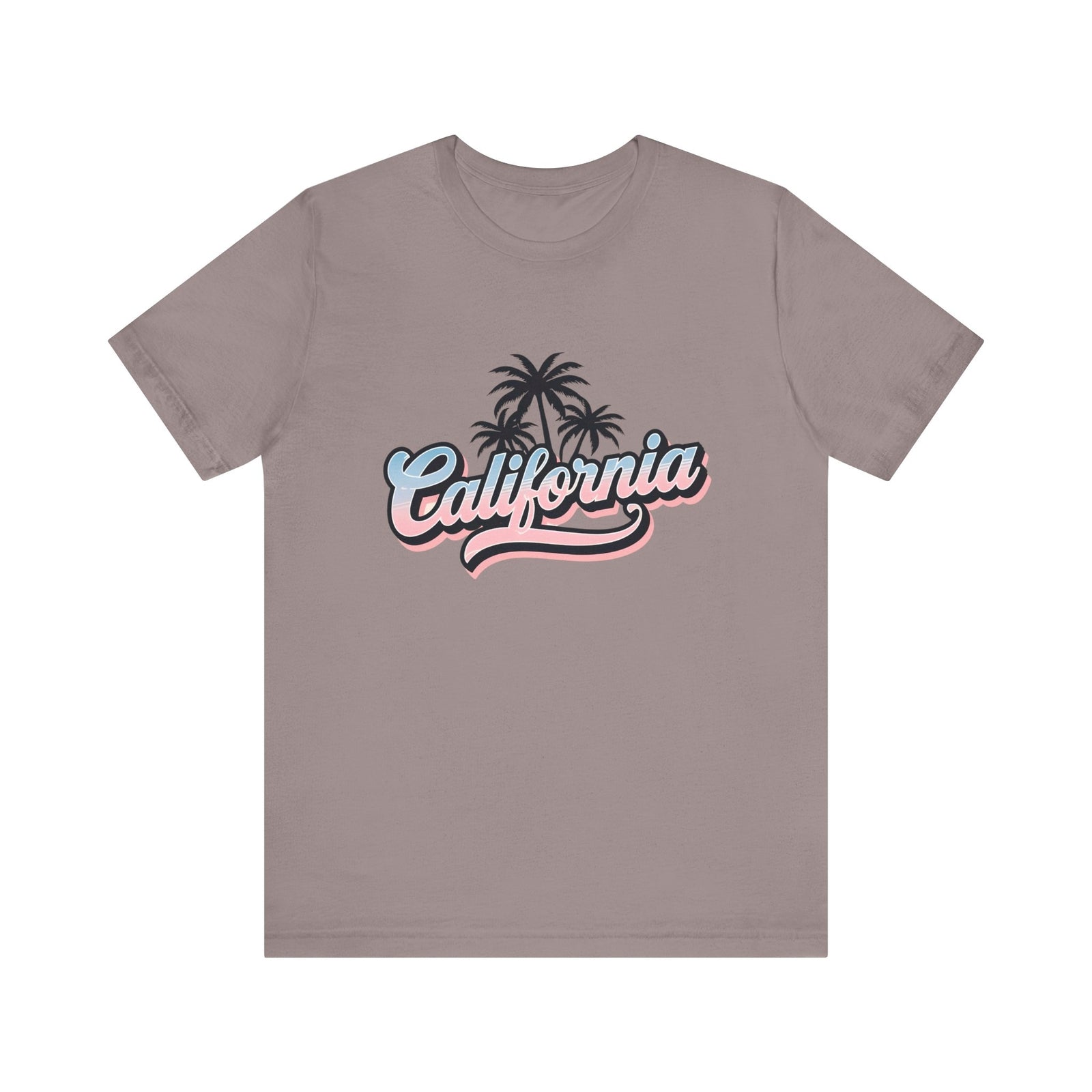 Womans T Shirt Summer California Vibes Tee Shirt Beachwear Palm Tree Top