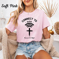 Womans Christian Shirt Connect To God The Password Is Prayer Inspirational Gift