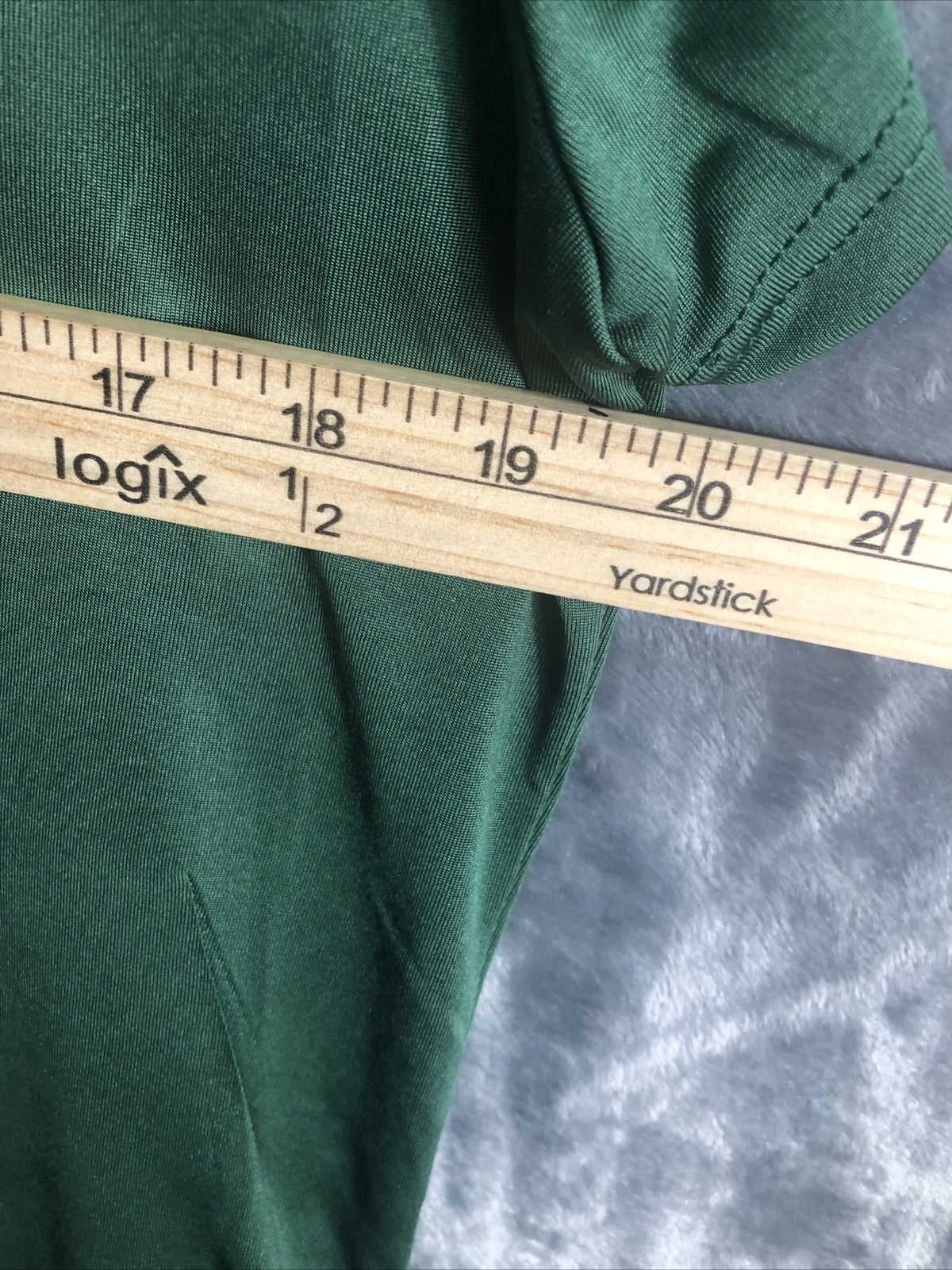 Women’s T-Shirt Natures Child Green Biker Shirt Size Large