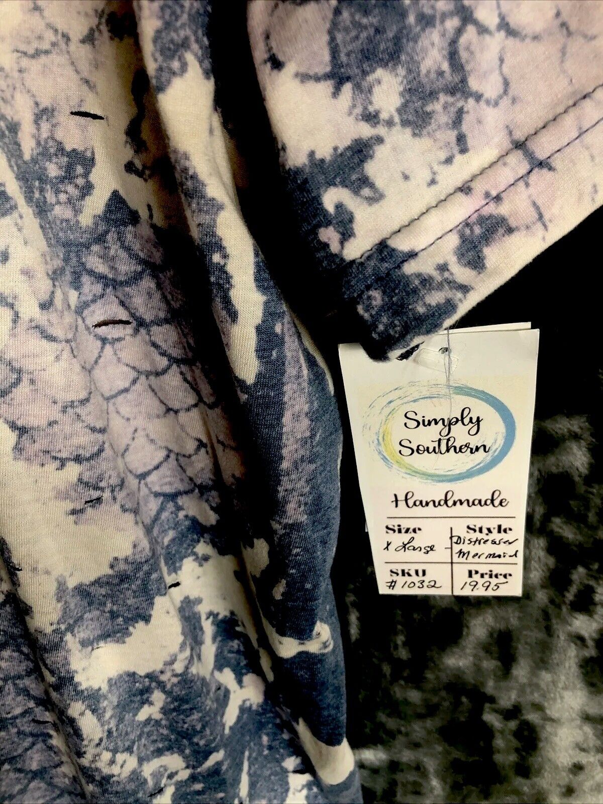 Beach Therapy T-Shirt Women’s Distressed Mermaid Custom Adult Size Extra Large