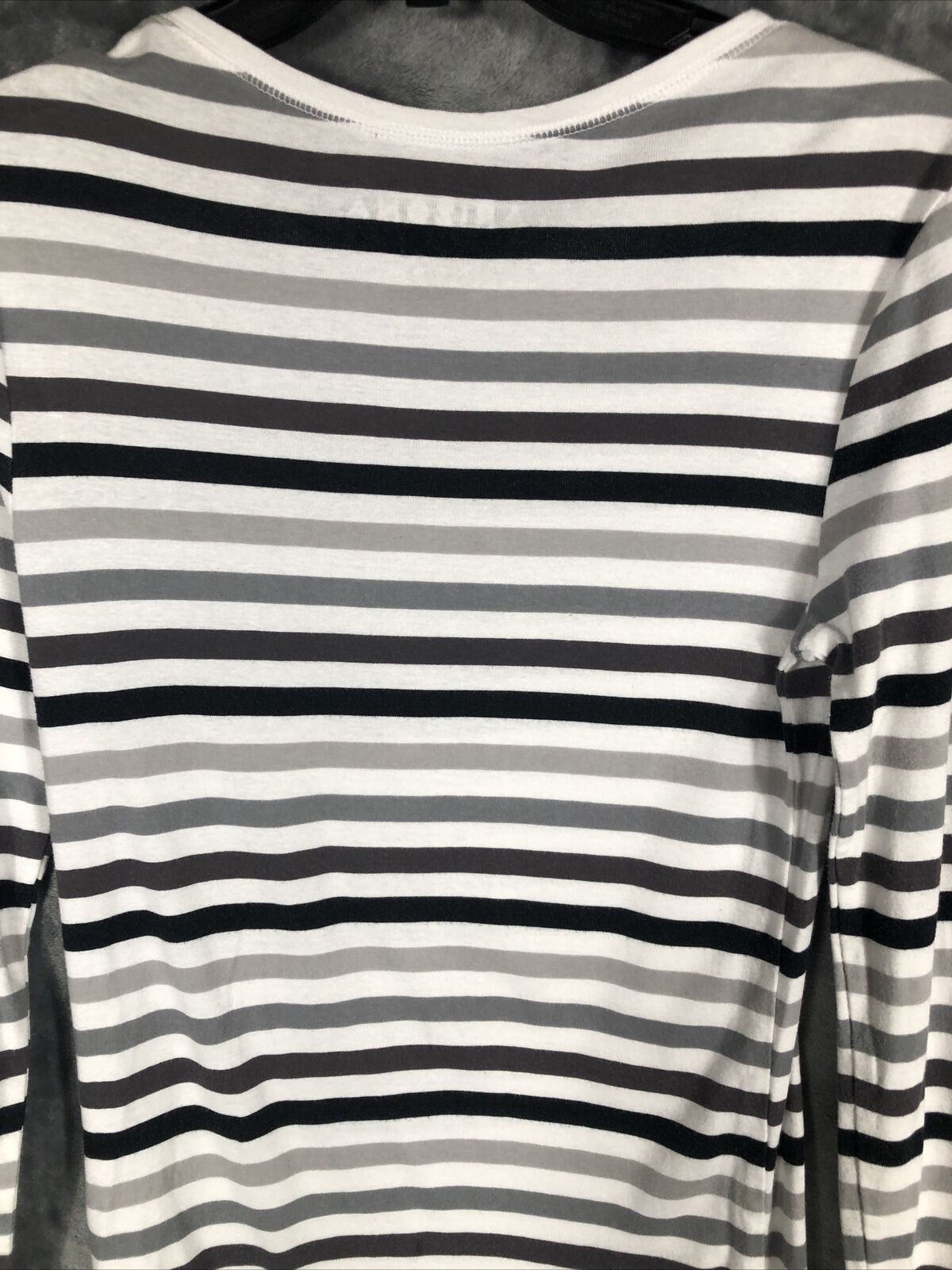 Arizona Women’s Sweater Long Sleeve Striped Size Large