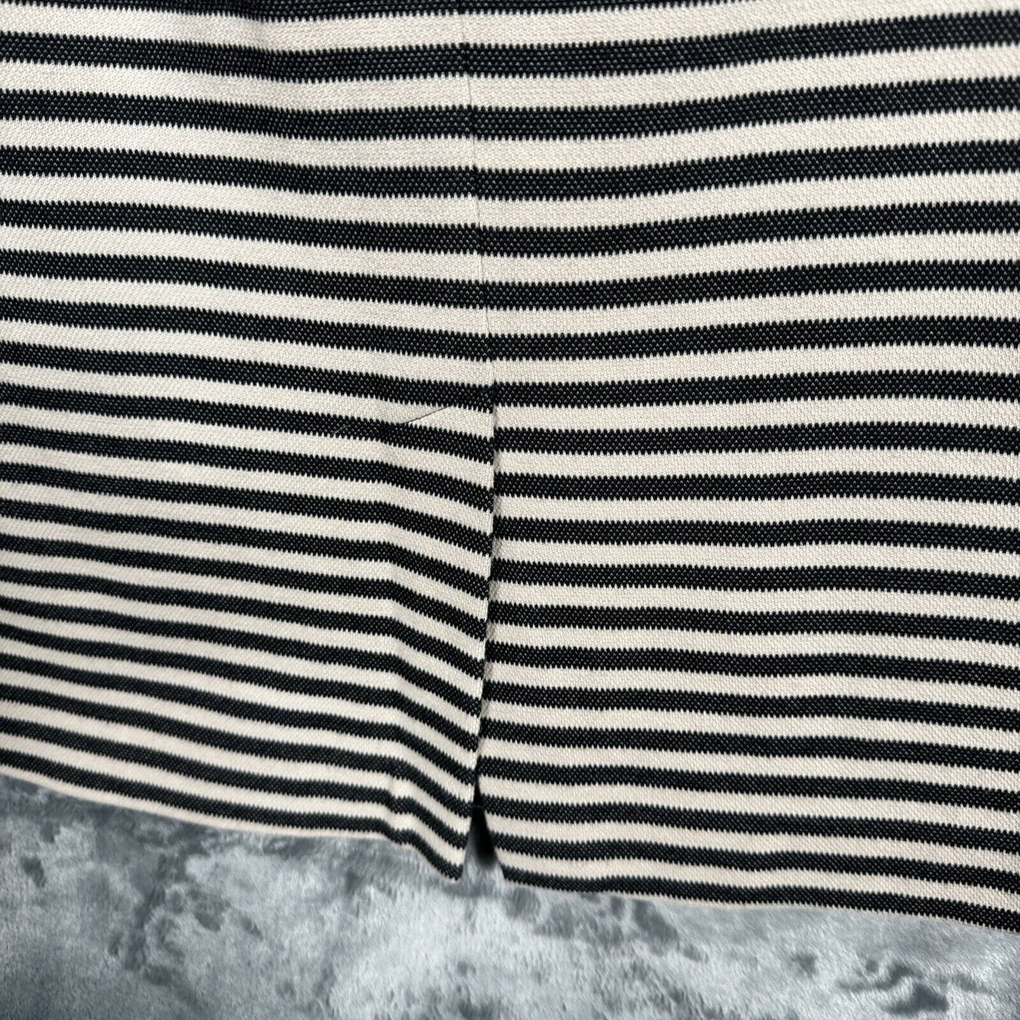 Talberts Skirt Woman’s Stripped Black & white Size 14 W Black & White Striped Pe