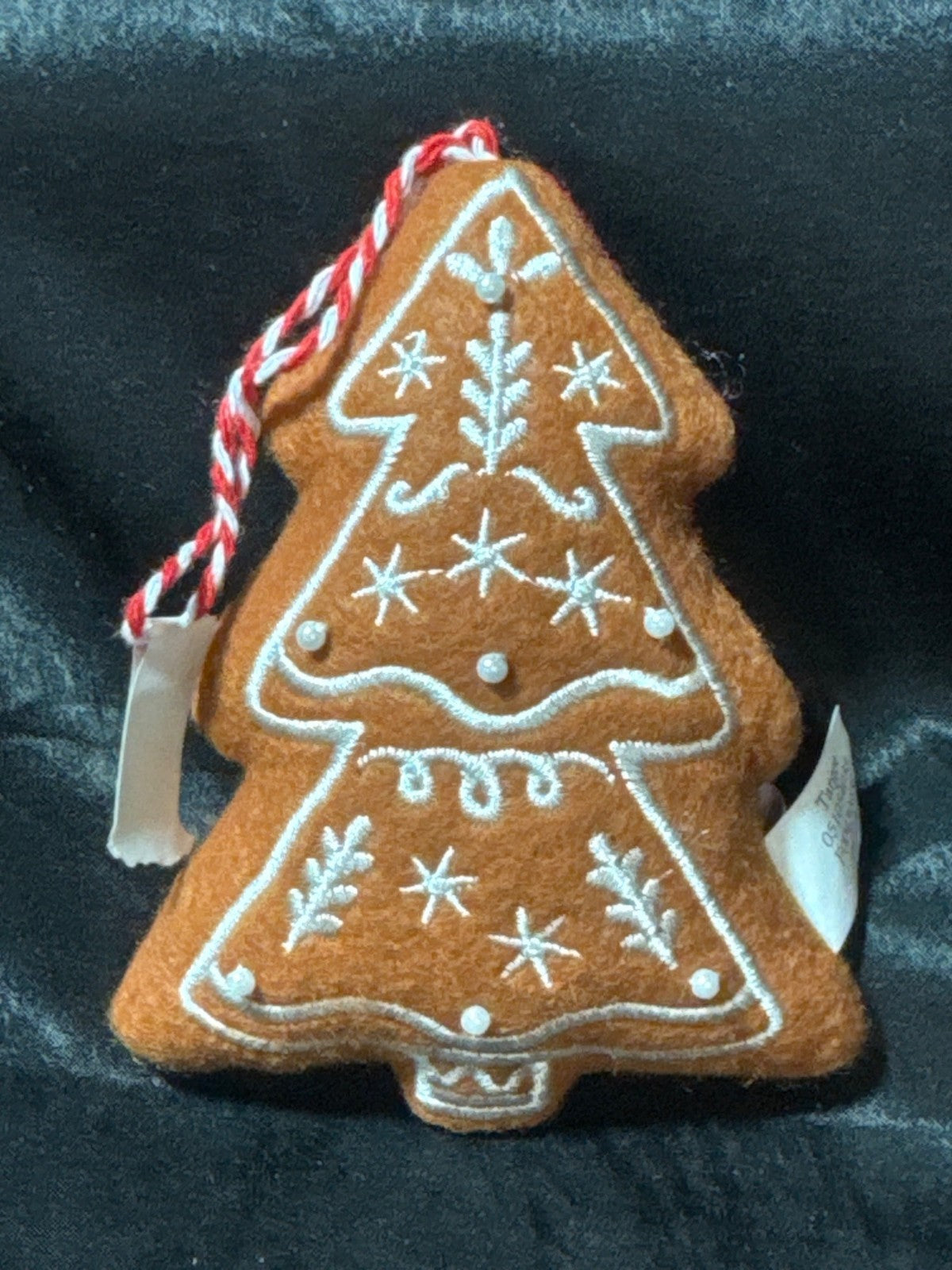 Felt Christmas Tree Ornament With Embroidered Details & Hanging Loop - Target 20