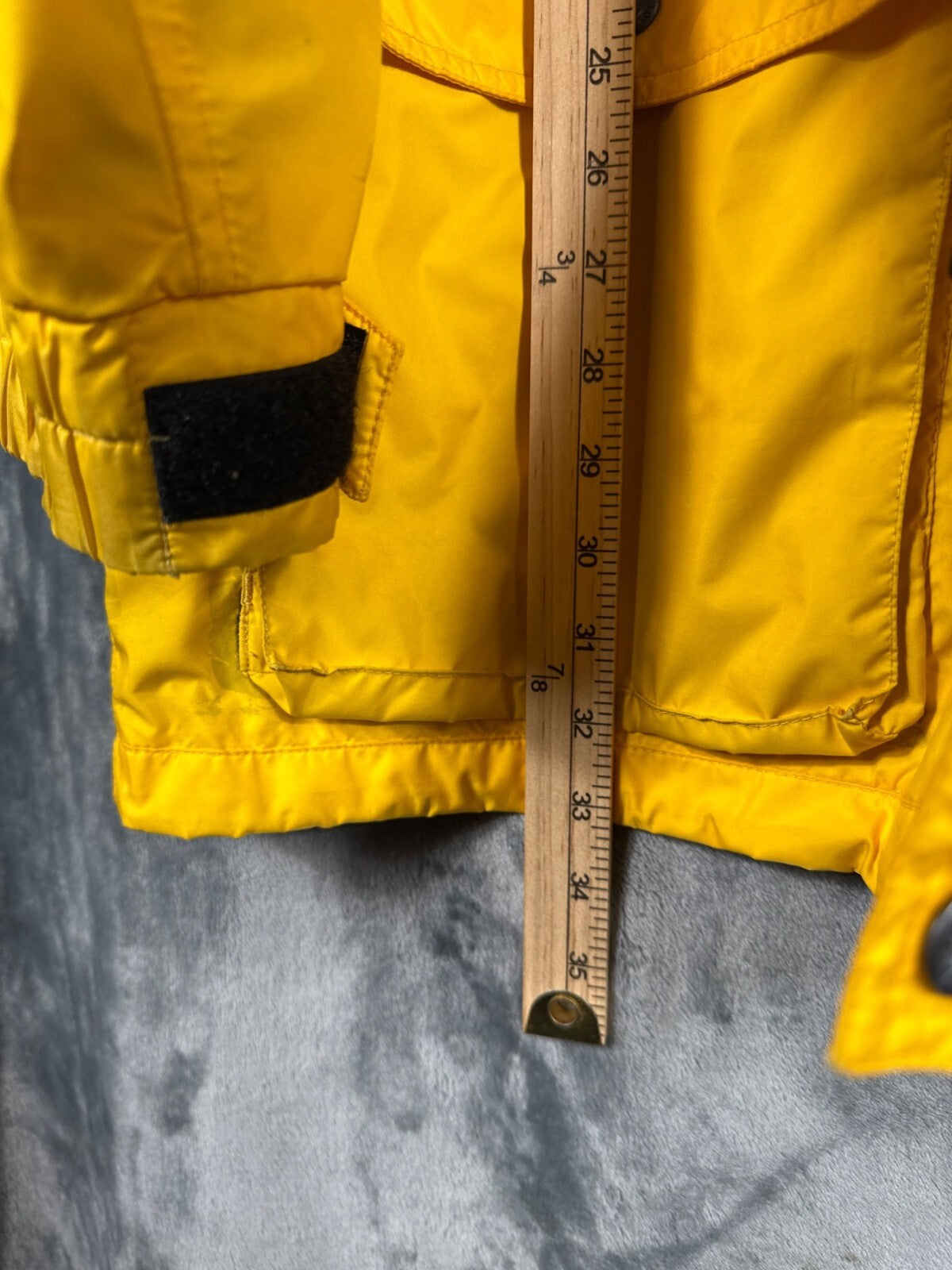 Woolrich Work Coat Men's Rugged Outdoor Jacket Yellow & Black Large