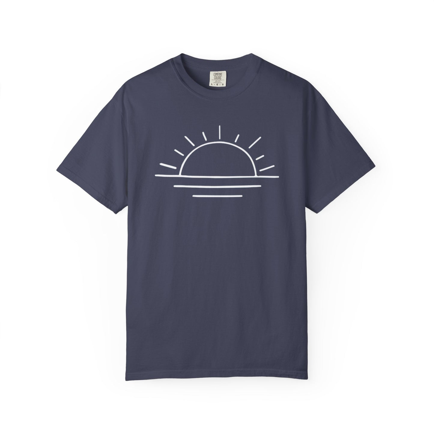 Comfort Colors Womans Sun T-shirt Summer Shirt Beach Top Summer Positive Vibes