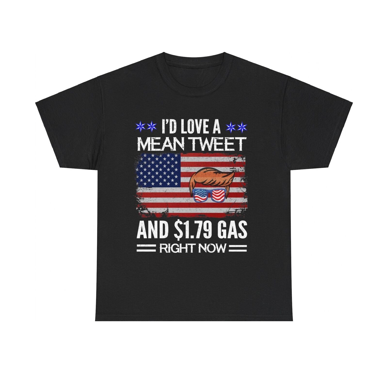 Trump 2024 T Shirt Woman's I'd Love A Mean Tweet Right Now Men's Trump Shirt