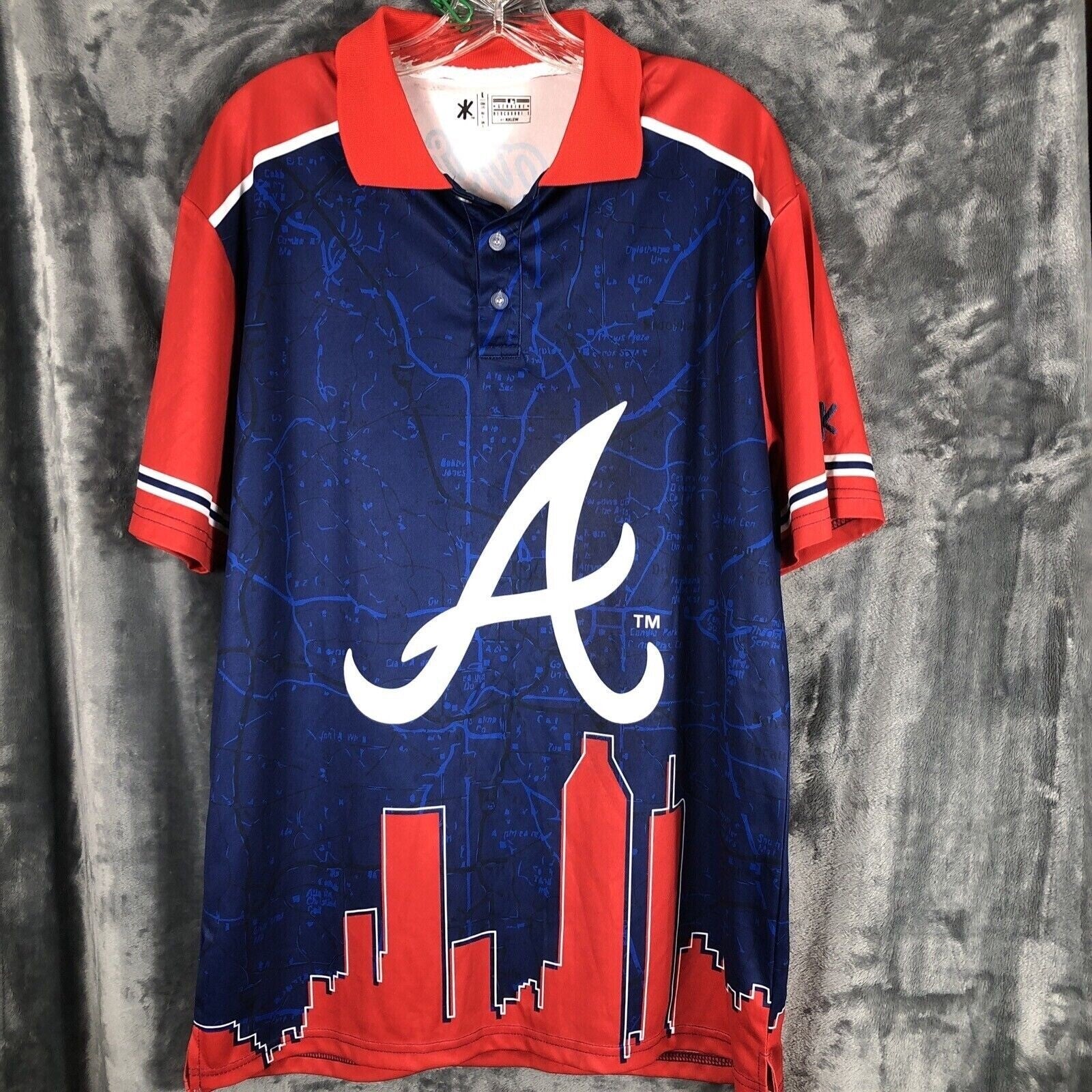 Atlanta Braves Mens Shirt Genuine Merchandise Size Large