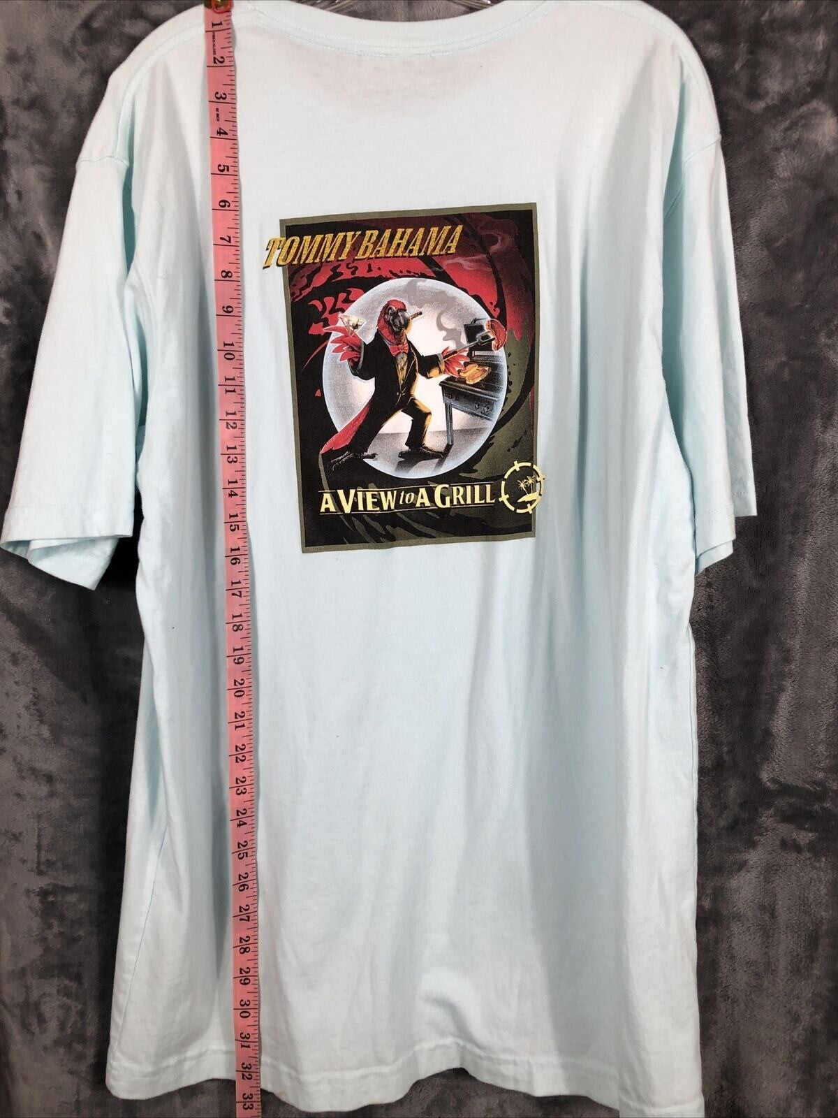 Tommy Bahama Men’s T-Shirt Size Large Bird Graphic Tee Casual Short Sleeve Shirt