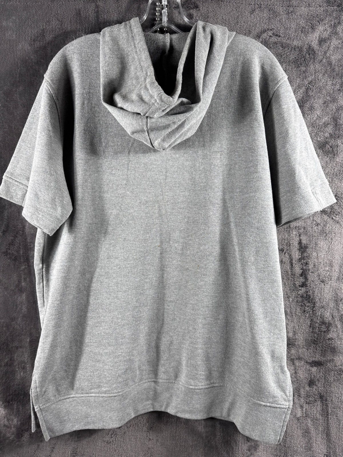NBA Men's Gray Hoodie Sweatshirt Large - Embossed Logo