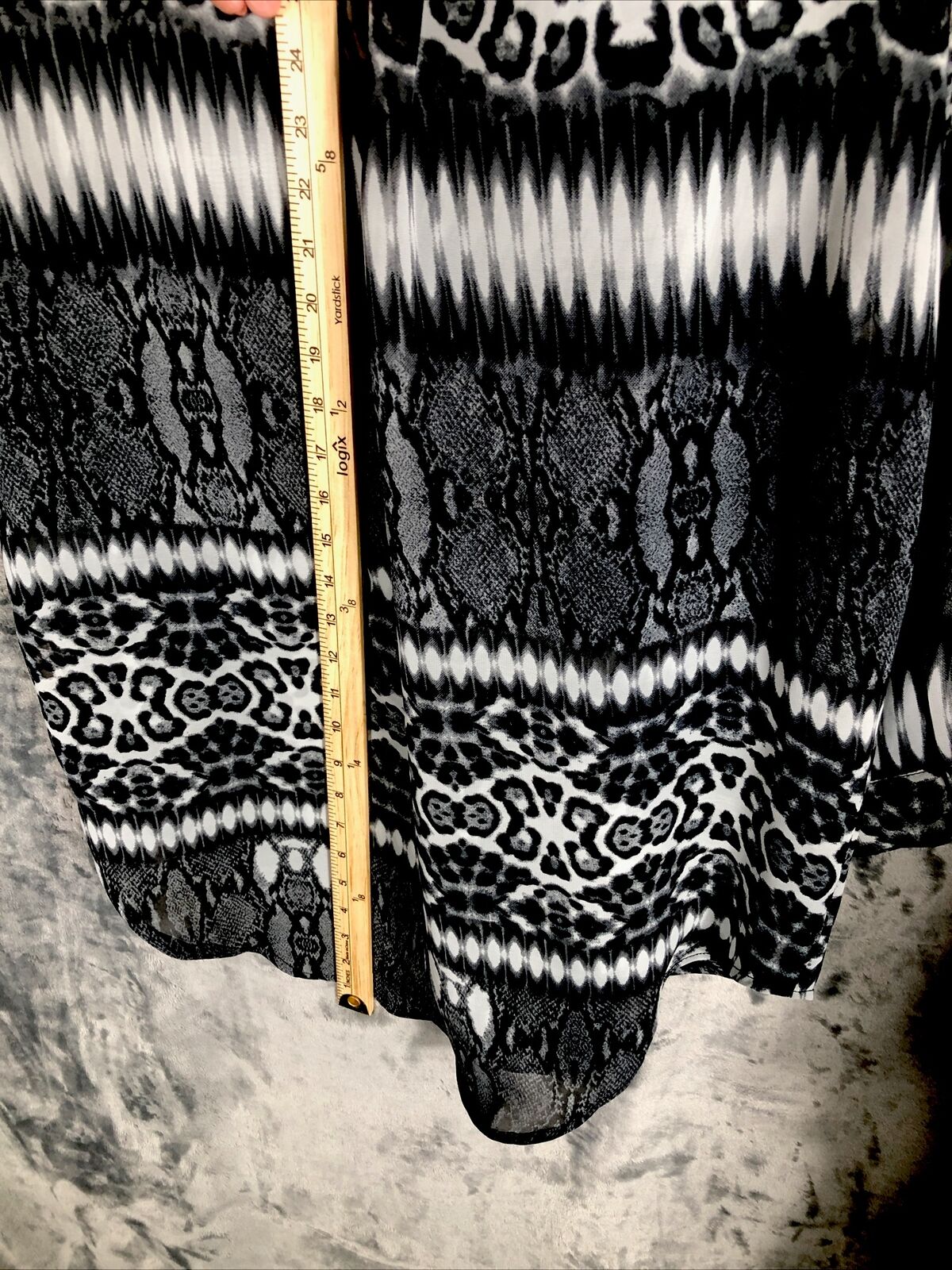 Antilim Femme Women’s Blouse Black & White Top X Large