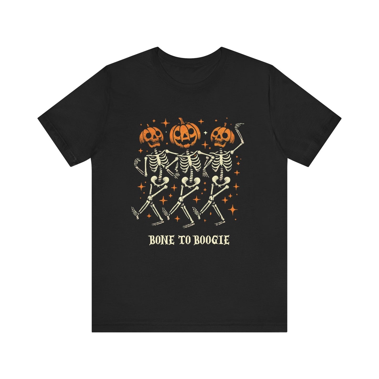Womens Halloween T Shirt Pumpkin Skeleton Tee Spooky Season Fall Spooky Shirt 