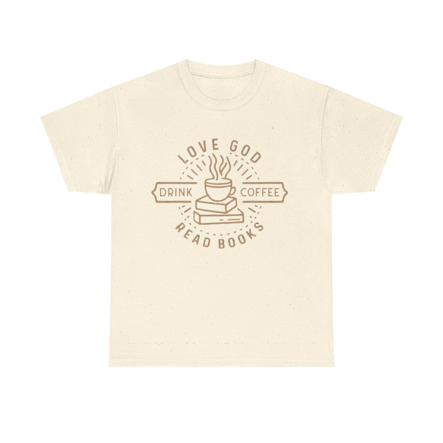 Womans T Shirt Love God Drink Coffee Read Books Shirt Christian Book Lover Gift