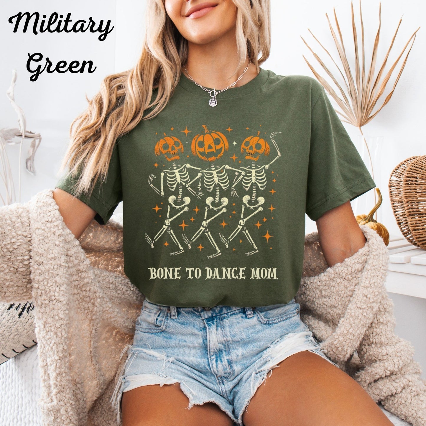 Mom Shirt Halloween Skeleton T Shirt Spooky Season Pumpkin Shirt Fall Top