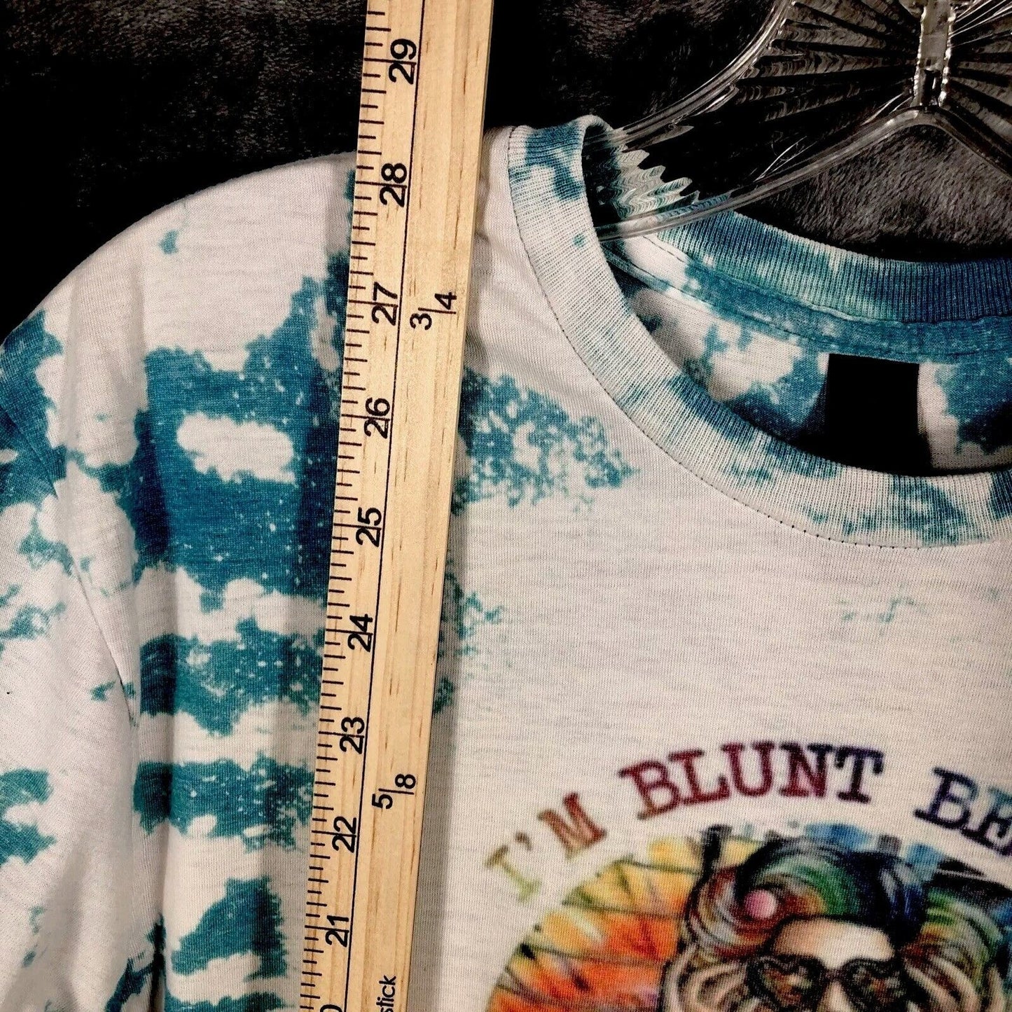 Women’s Top I’m Blunt Because God Roll Me That Way T-Shirt Medium