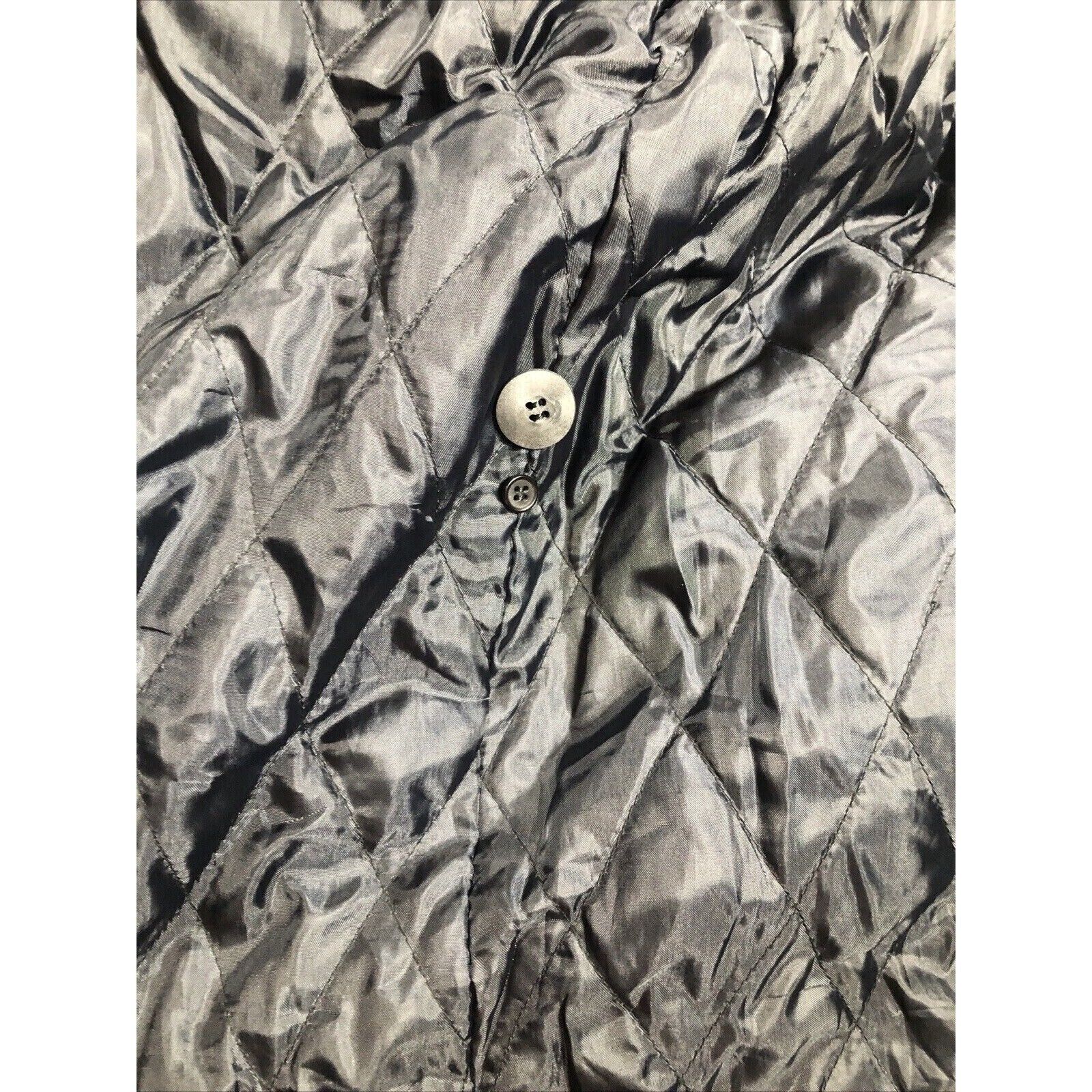 BB Dakota Coat Woman’s Leather Hooded Trench Coat Adult Medium Black