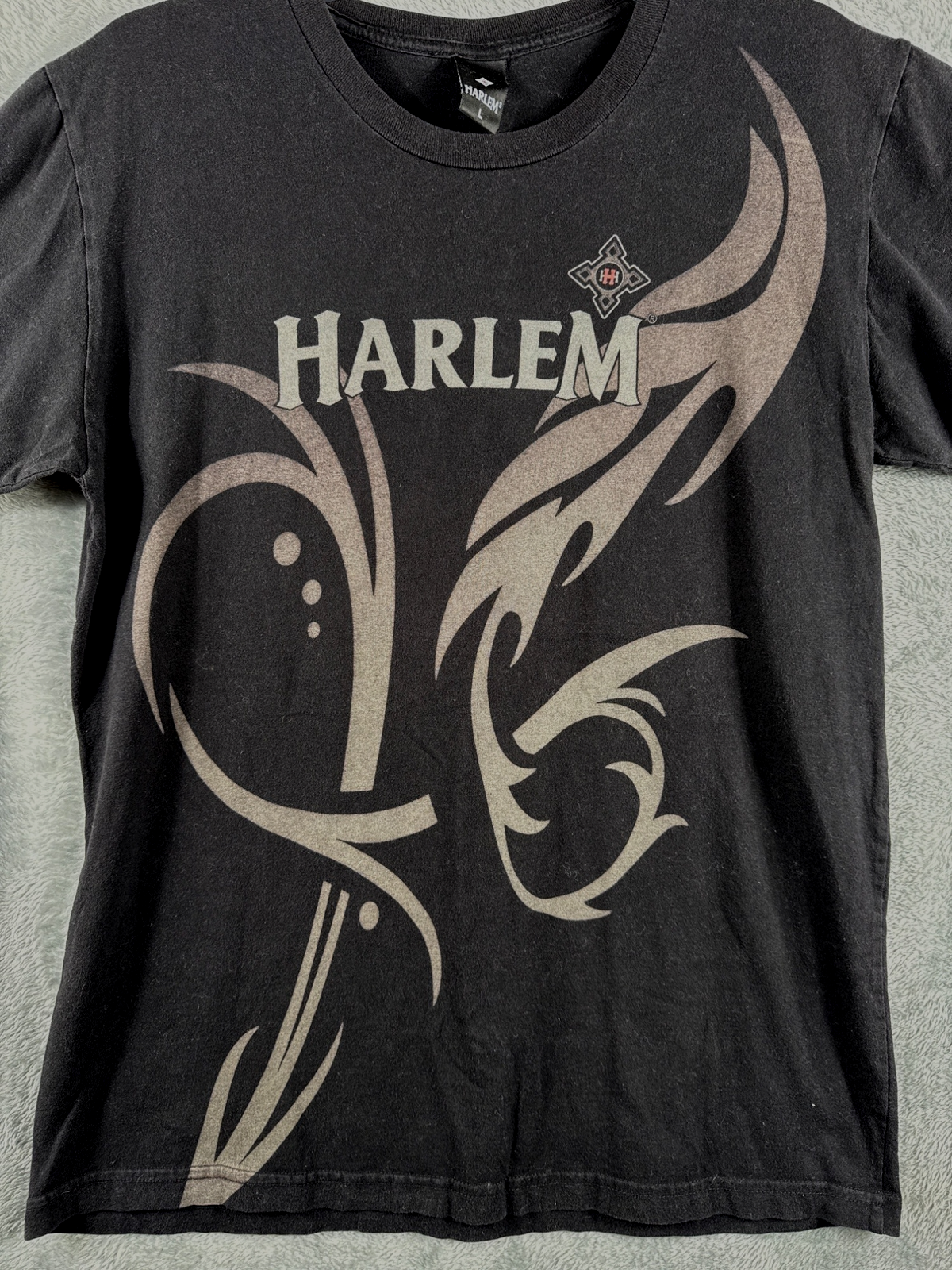 Mens Shirt Harlem Black Tribal Graphic T-Shirt Large