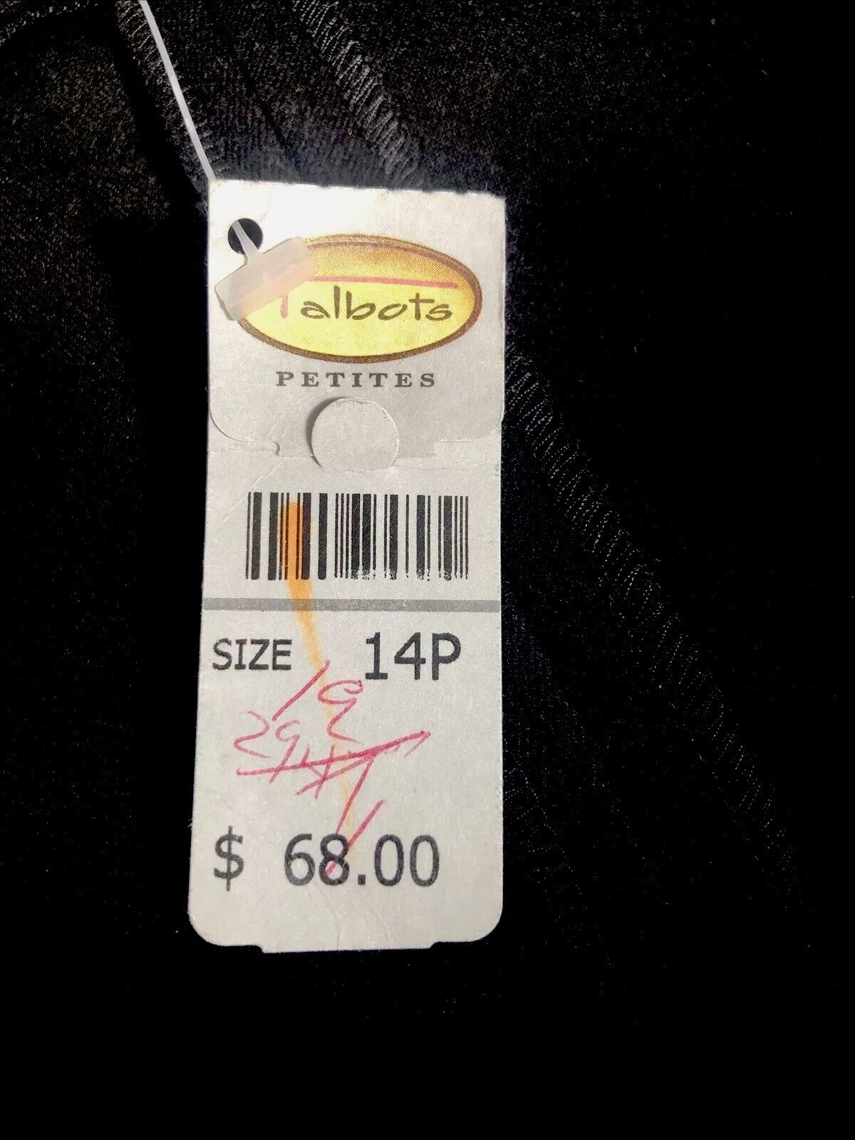 Talbot’s Velour Wrap Around Skirt Petites Short Black Stretch Size 14 So Soft!!