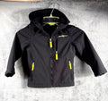 ZeroXposur Toddler Boys Black Softshell Jacket With Hood & Zipper Pockets Size S