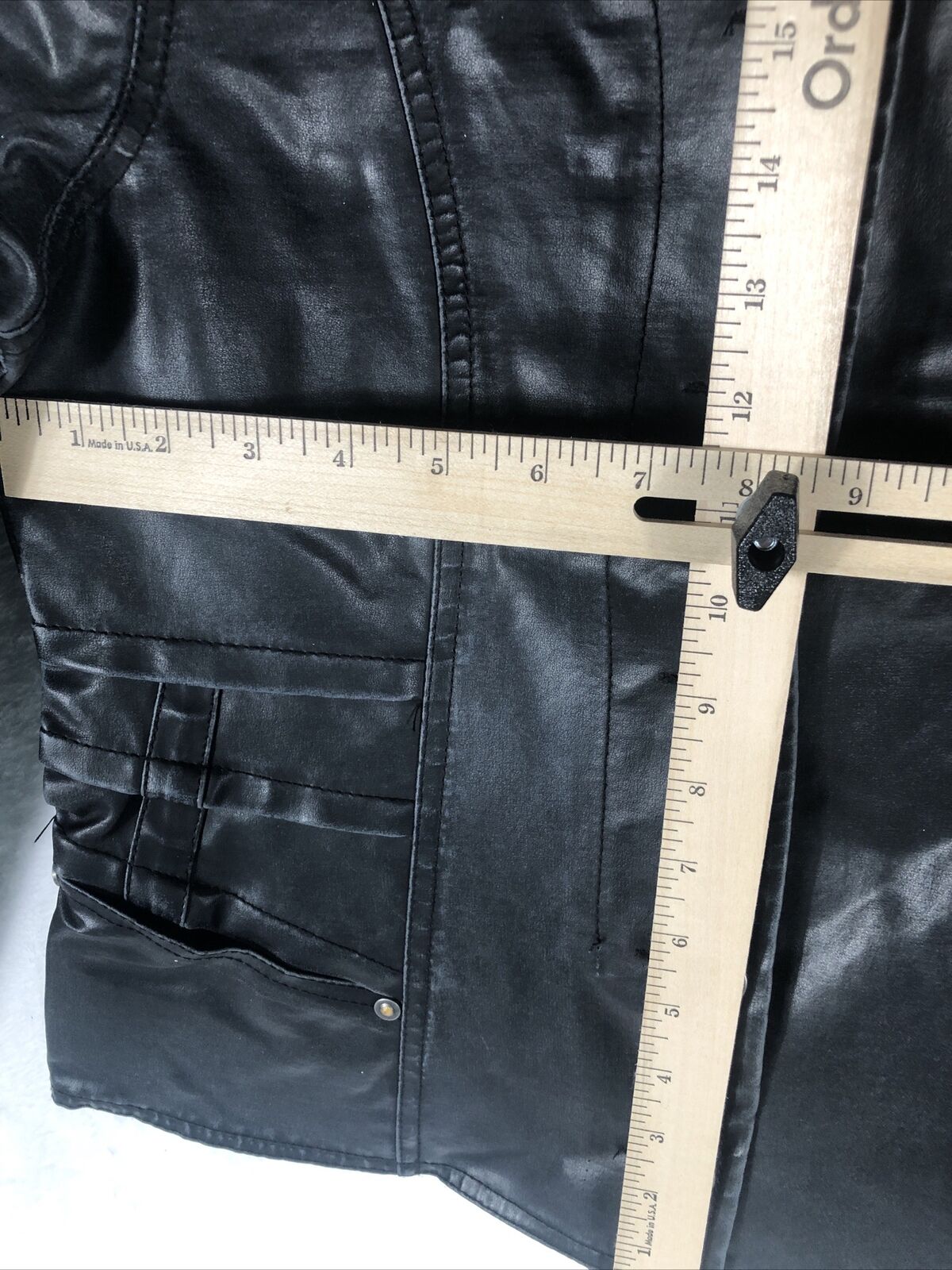 Biker Woman’s Leather Jacket Black Casual Fitted Trendy Stylish