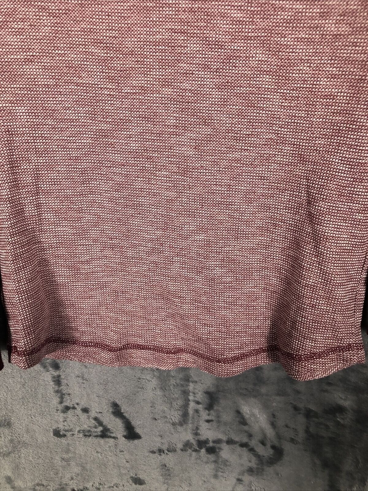 Old Navy Boys Long Sleeve Thermal Shirt Size S 6-7 Red & White Cotton Blend Casu
