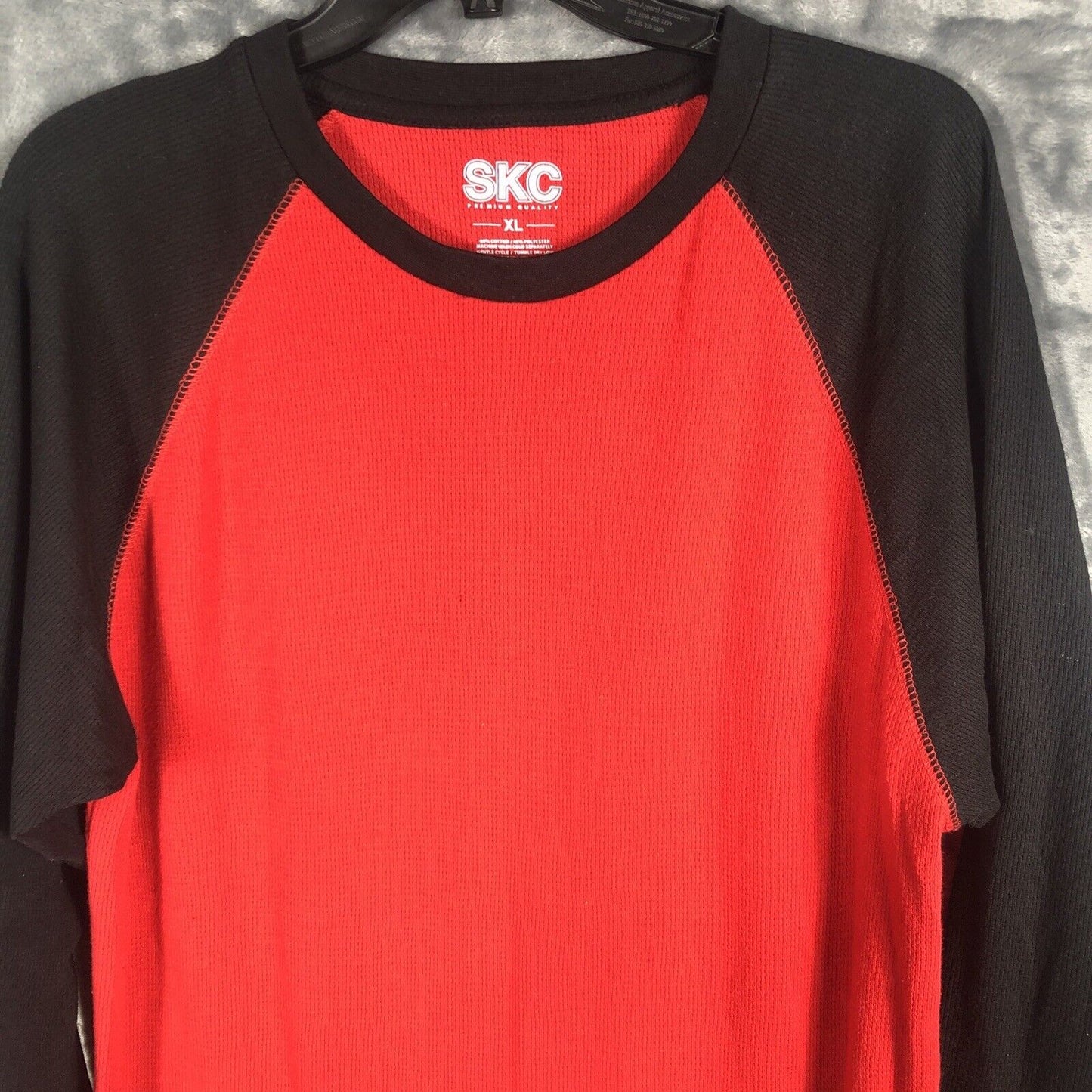 SKC Premium Quality Shirt Men’s Adult Size Extra Large Red And Black