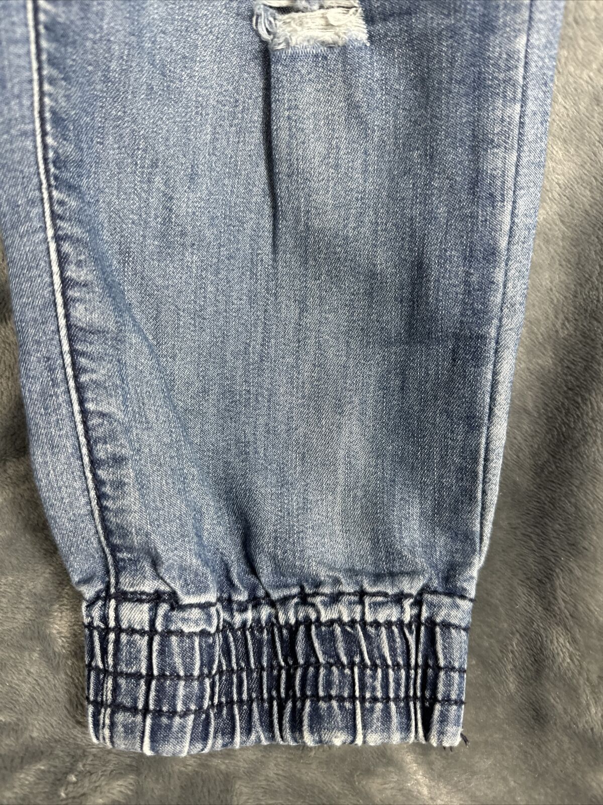 Rue 21 Pants Girls Small Distressed Soft Blue Joggers