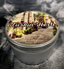 Candle Coconut Soy Blend Tuscan Herb 8 Ounce Tin Hand Poured 