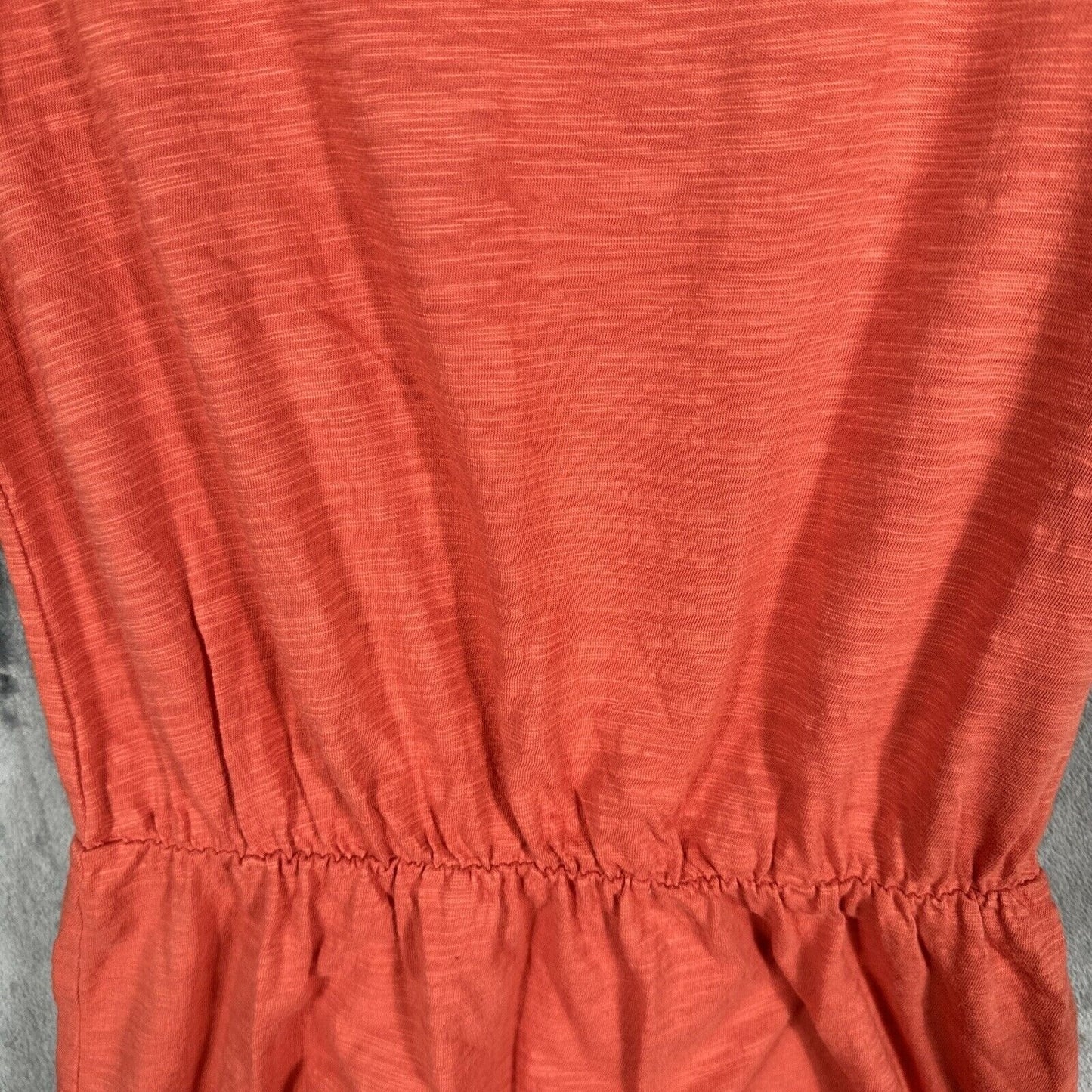 Old Navy Womens Small Coral Short Sleeve Elastic Waist Dress