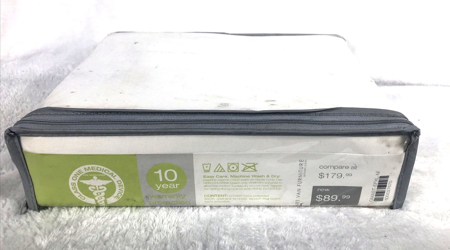 Waterproof Mattress Cover Zipper Full X L 22" Deep Fitted Protector 10YR Waranty
