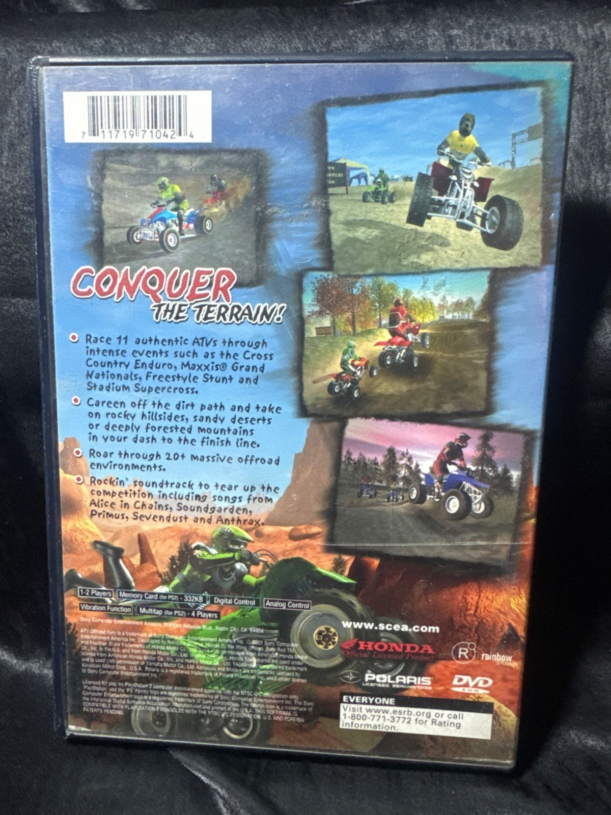 ATV Offroad Fury PlayStation 2 Game Complete With Case & Manual