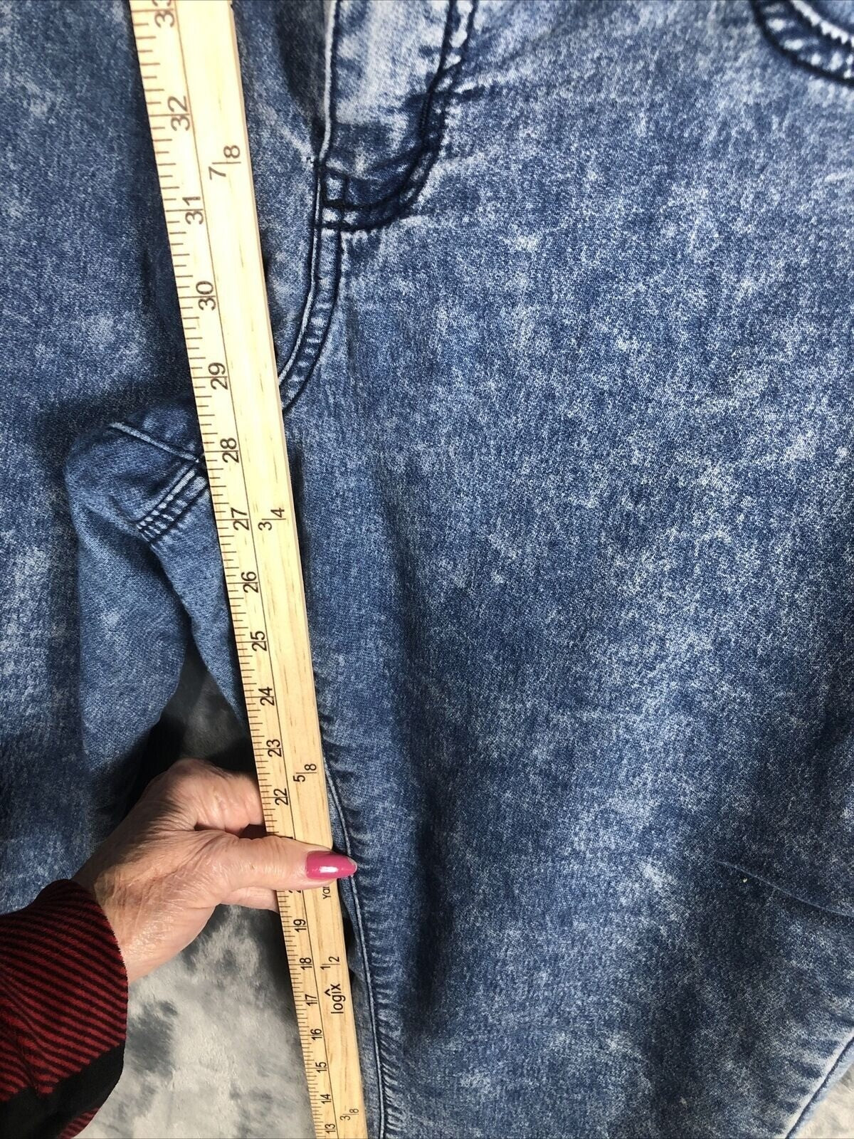 Vintage Mudd Womans Jeans Acid Wash Denim Pants Size 14