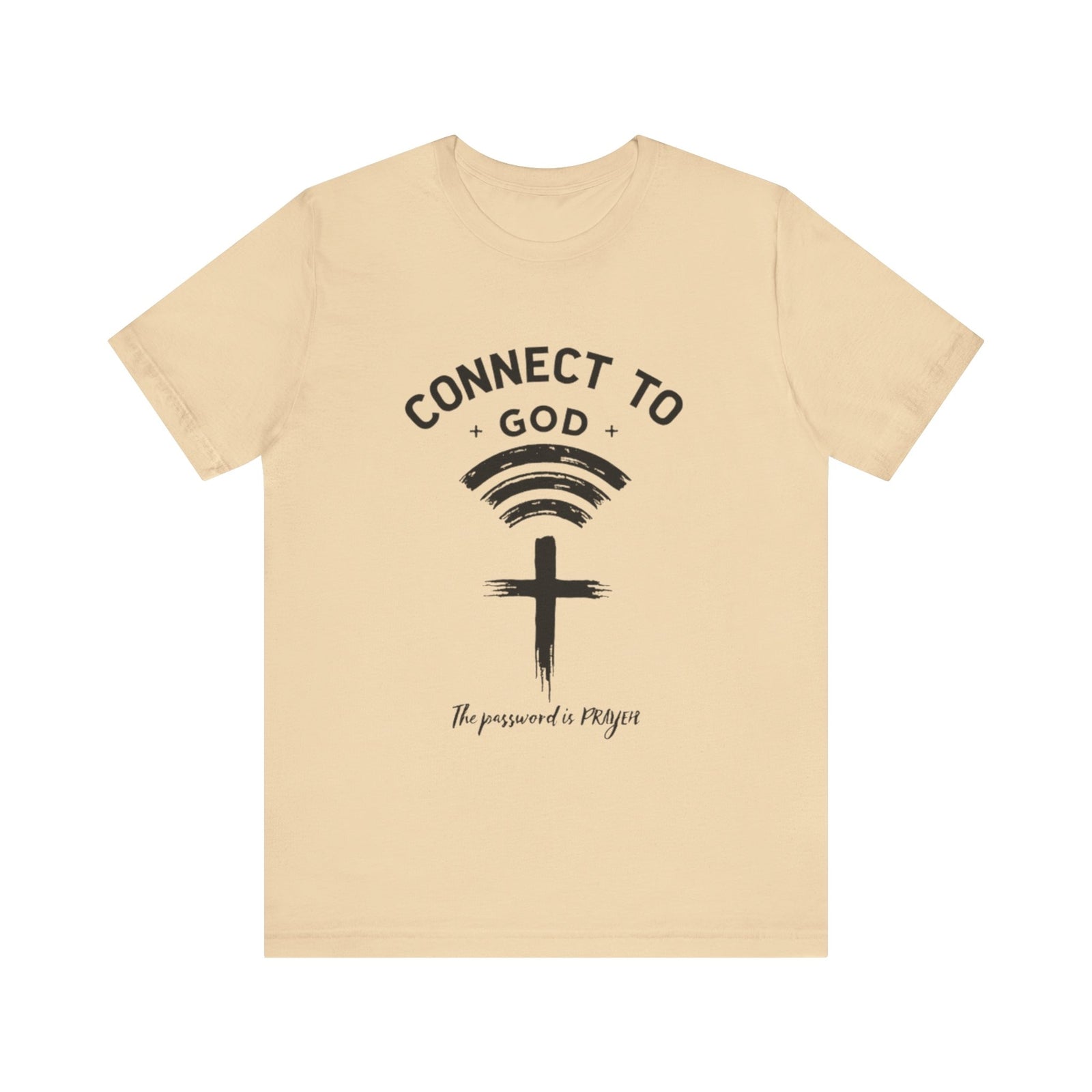 Womans Christian Shirt Connect To God The Password Is Prayer Inspirational Gift