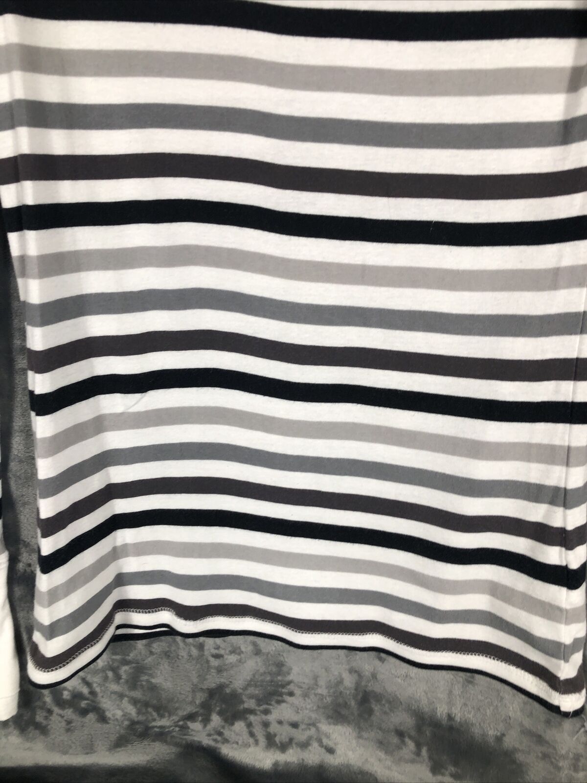 Arizona Women’s Sweater Long Sleeve Striped Size Large