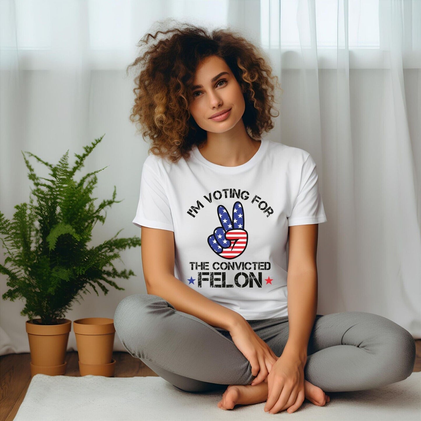 Trump Train I'm Voting For A Convicted Felon Tee Shirt Unisex T Shirt 