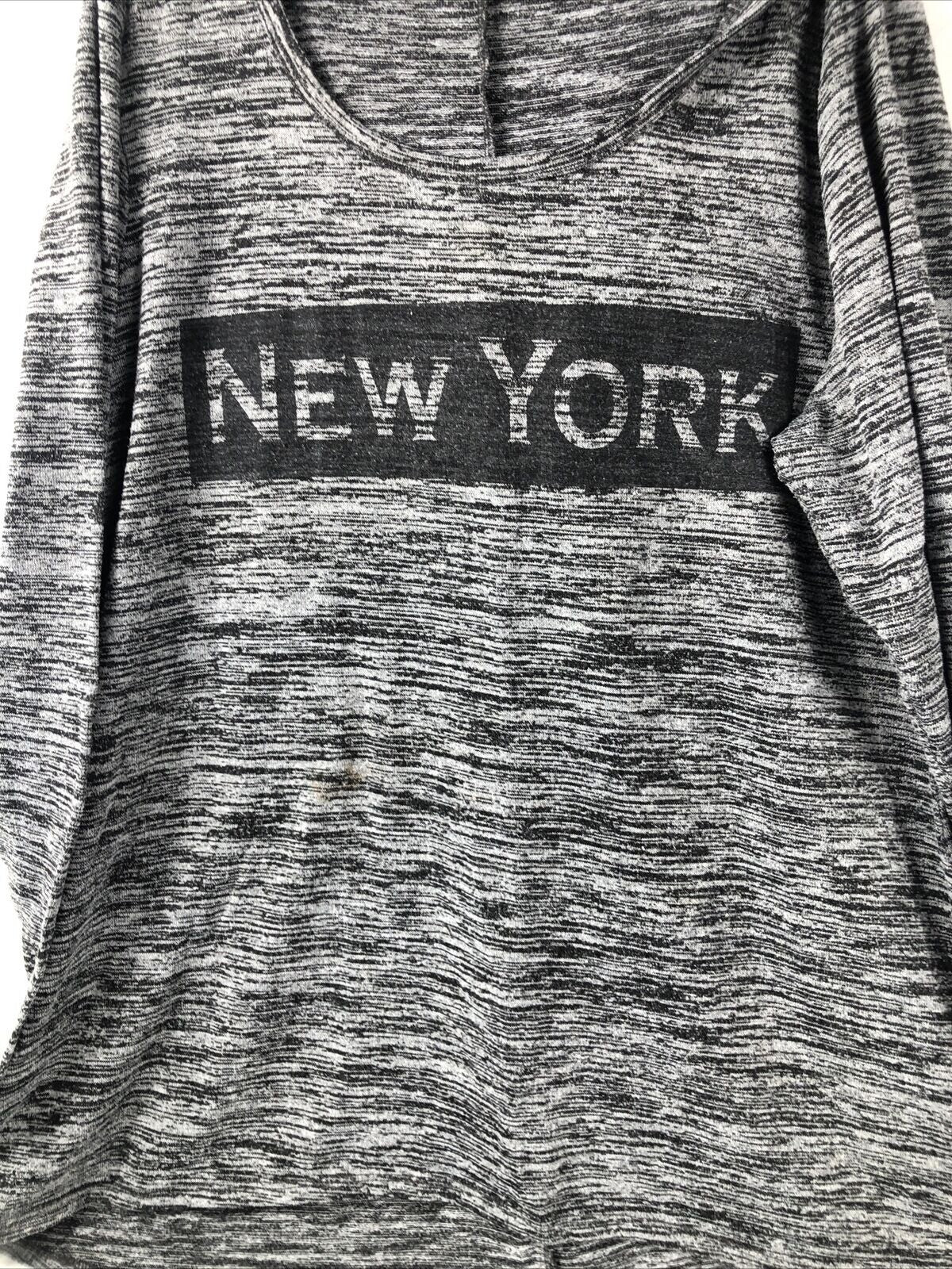 Bobbie Brooks New York Graphic Plus Size 1X Long Sleeve Top