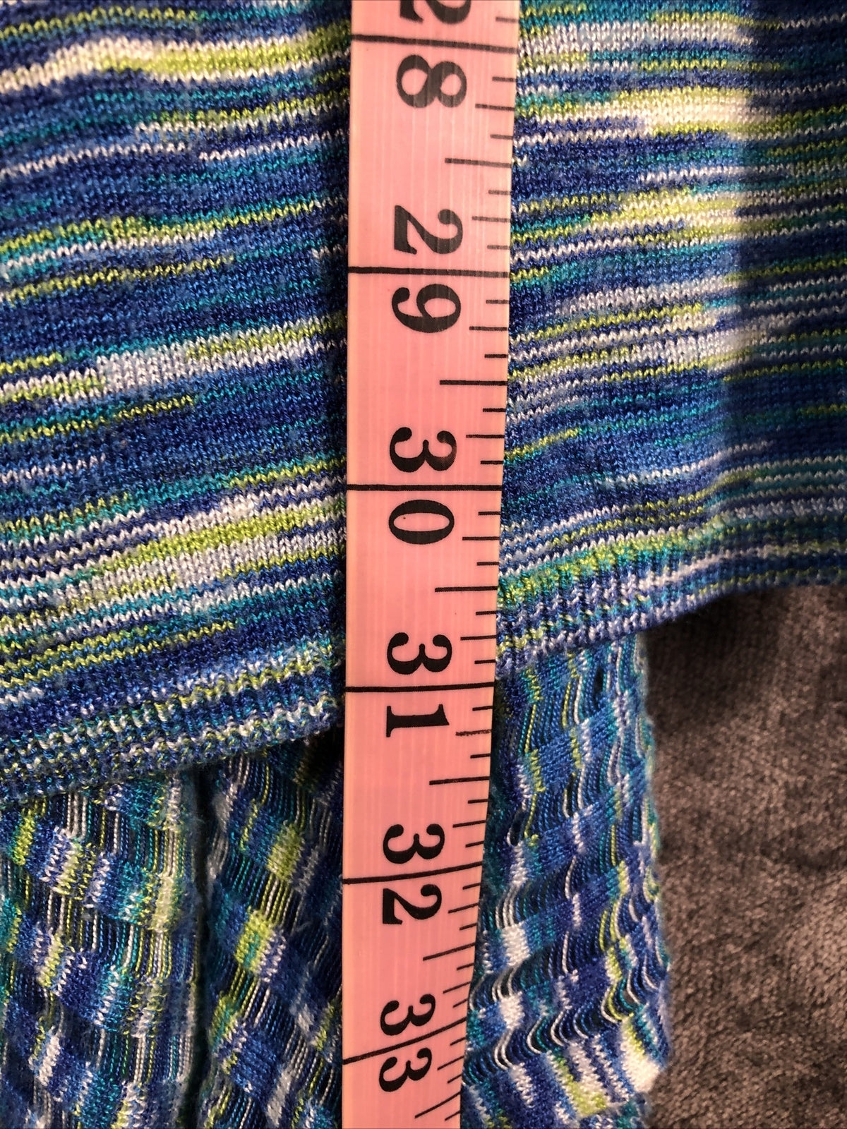 Carole Little Womans Cardigan Blue Green Women’s Size 3X
