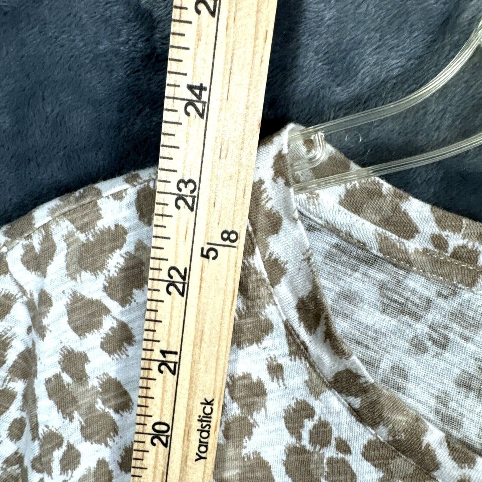 Old Navy Women’s Shirt Leopard Print Everywhere Short Sleeve T Shirt Medium